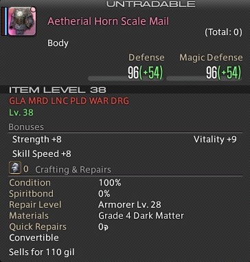 Aetherial Horn Scale Mail