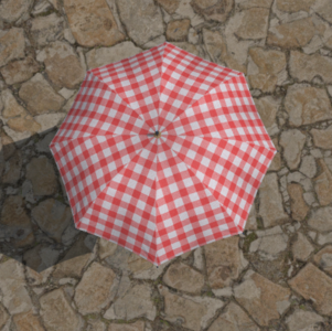 Cheerful Checkered Parasol top.png